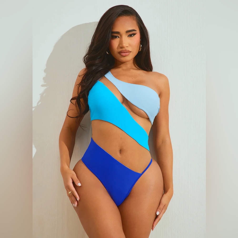 Tropical Island Mesh Cutout Swimsuit